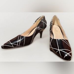 🖤BEACON🖤 FASHION AND FIT 3” HEEL PATENT LEATHER POINTED PUMPS NWOB